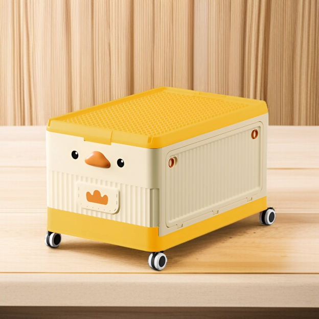 Kinderspielzeug-Aufbewahrungsbox, Haushaltsschlafzimmerrolle, große Kapazitäts-Aufbewahrungsbox, Bab