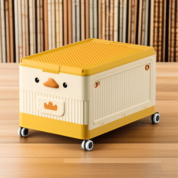 Kinderspielzeug-Aufbewahrungsbox, Haushaltsschlafzimmerrolle, große Kapazitäts-Aufbewahrungsbox, Bab