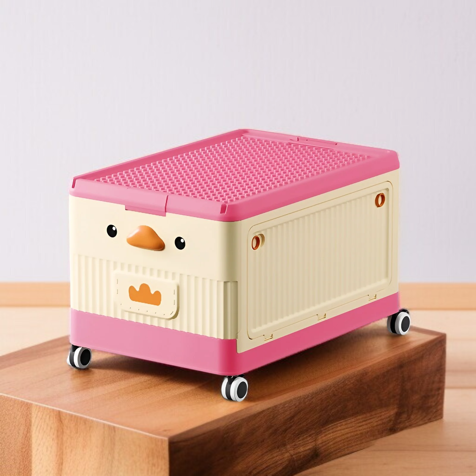 Kinderspielzeug-Aufbewahrungsbox, Haushaltsschlafzimmerrolle, große Kapazitäts-Aufbewahrungsbox, Bab