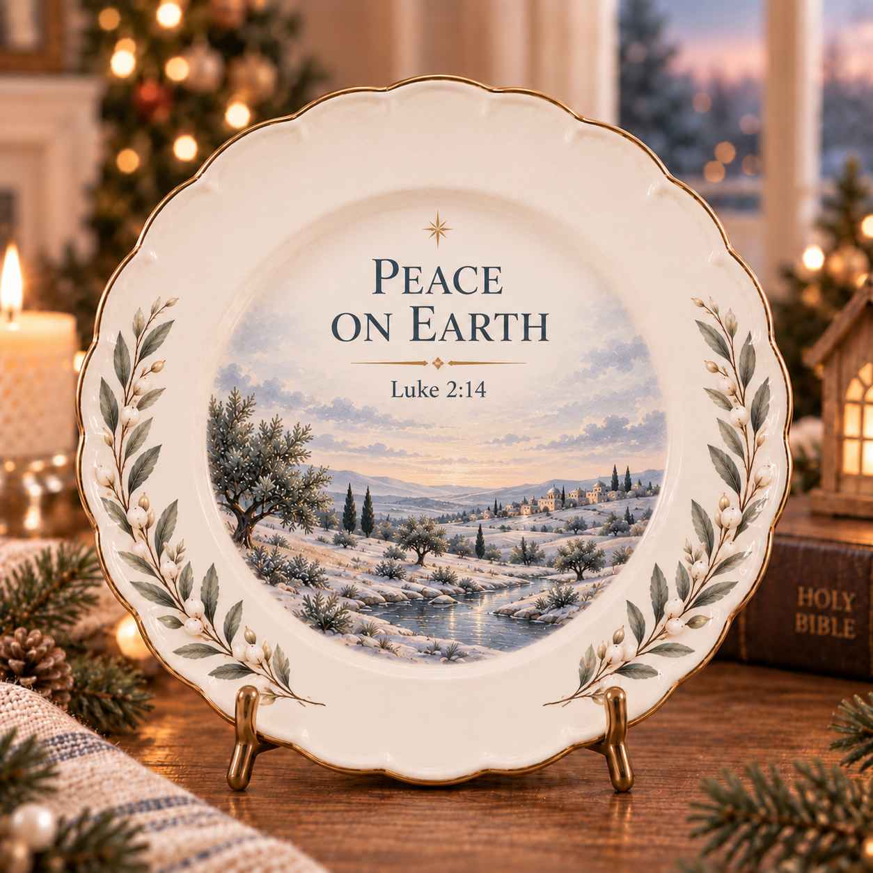 ✝️Christmas Scripture Keepsake Plate Collection