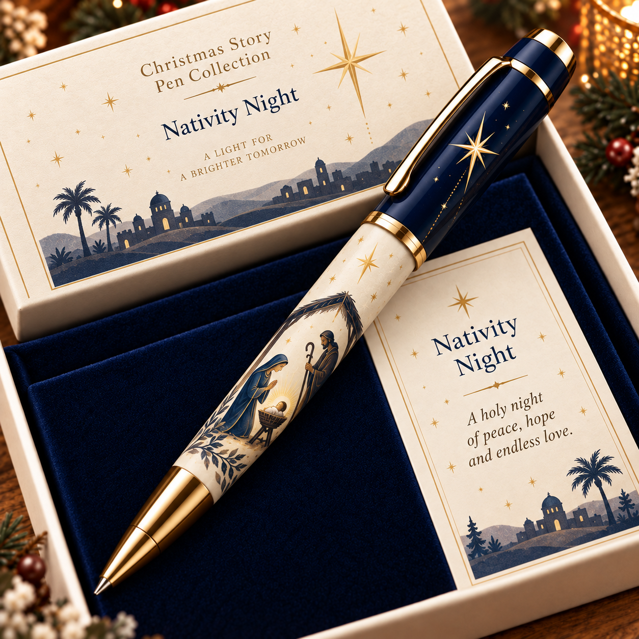 🎄 Christmas Story Pen Collection – Keepsake Gift Set