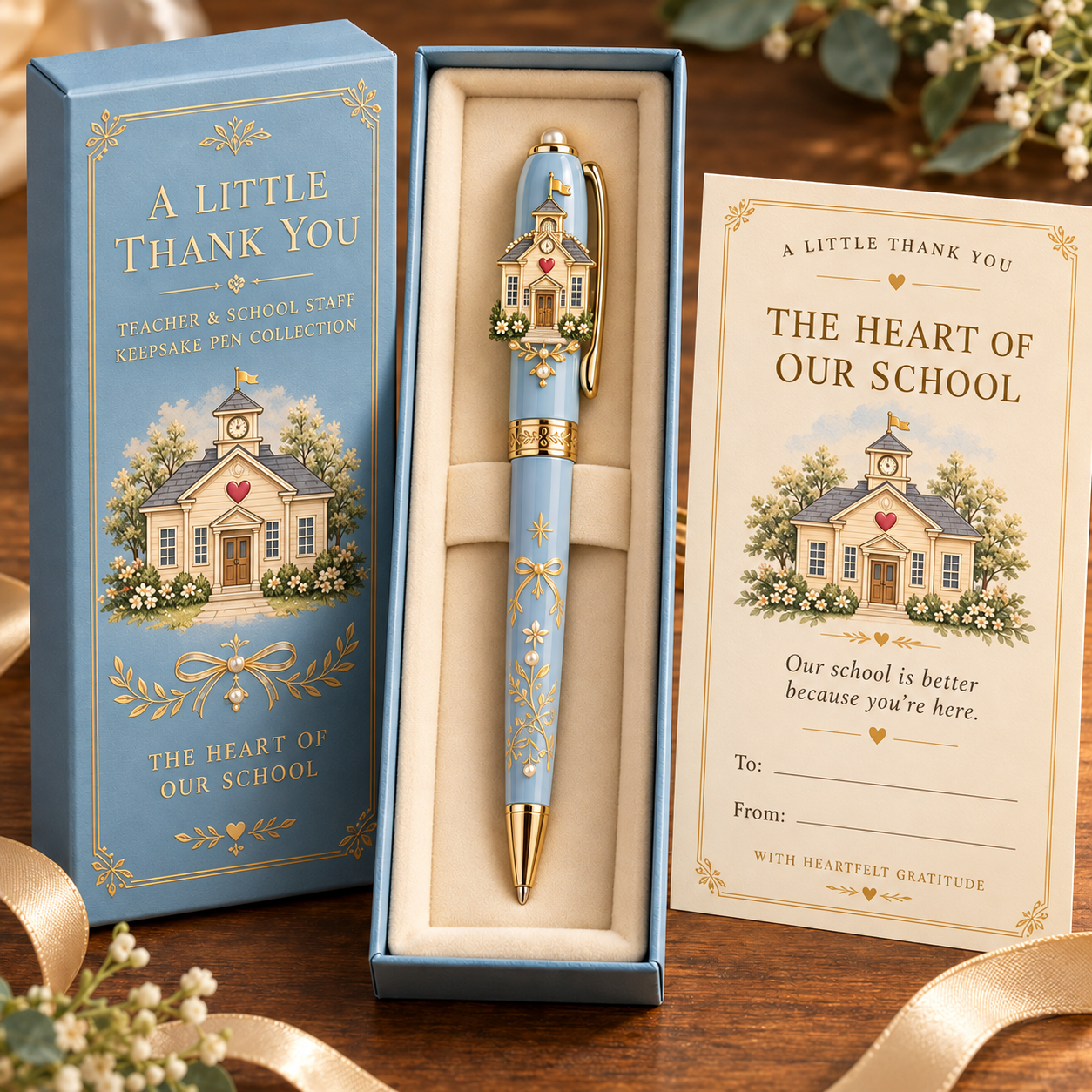 A Little Thank You – Teacher & School Staff Keepsake Pen Collection