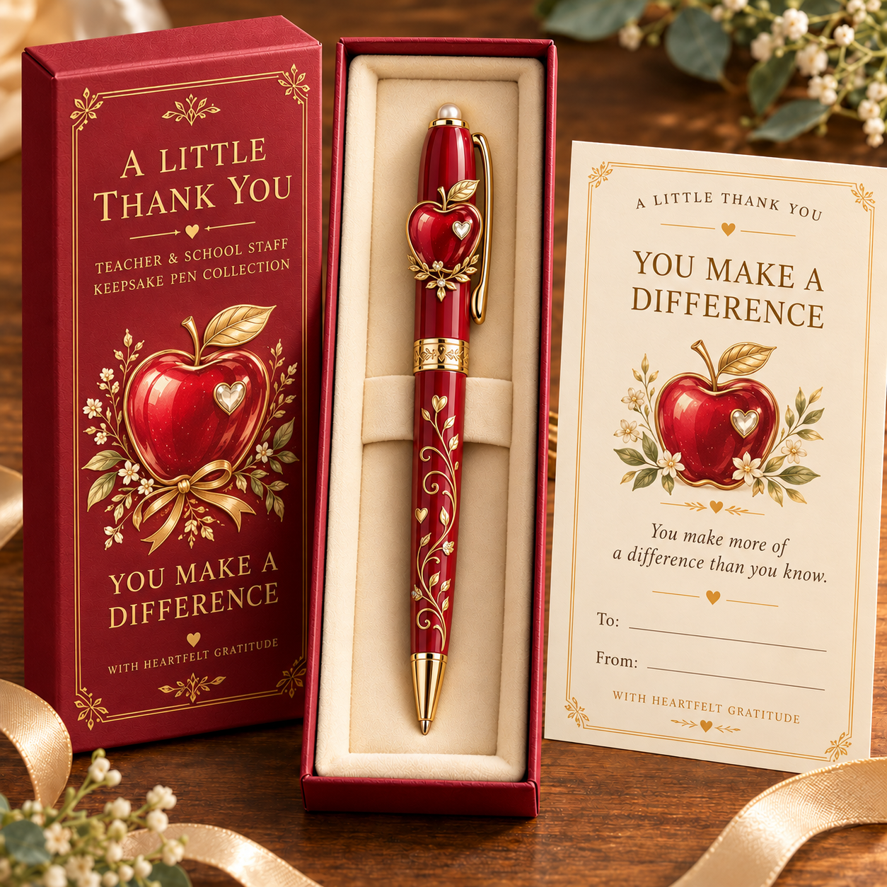 A Little Thank You – Teacher & School Staff Keepsake Pen Collection
