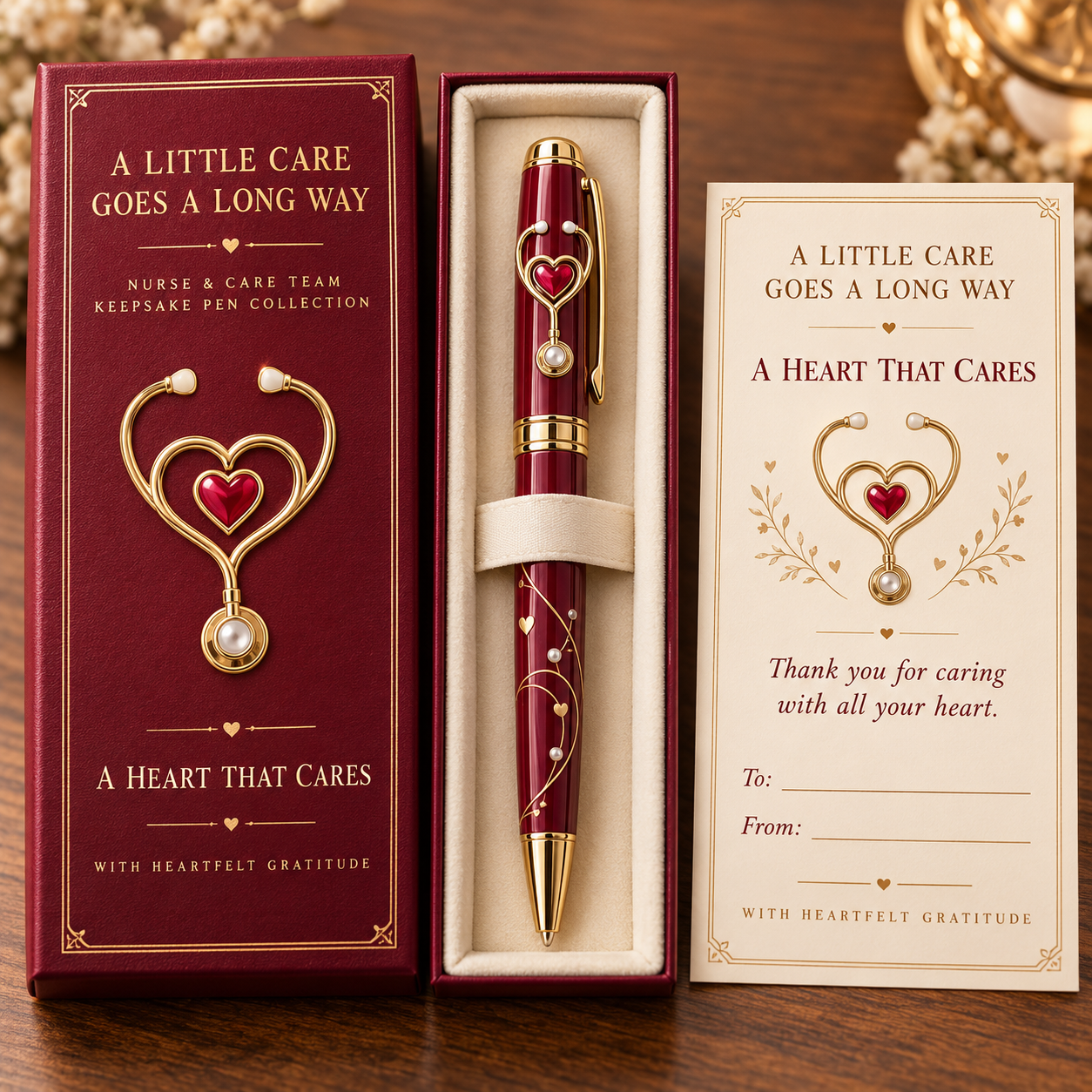 A Little Care Goes a Long Way – Nurse & Care Team Keepsake Pen Collection