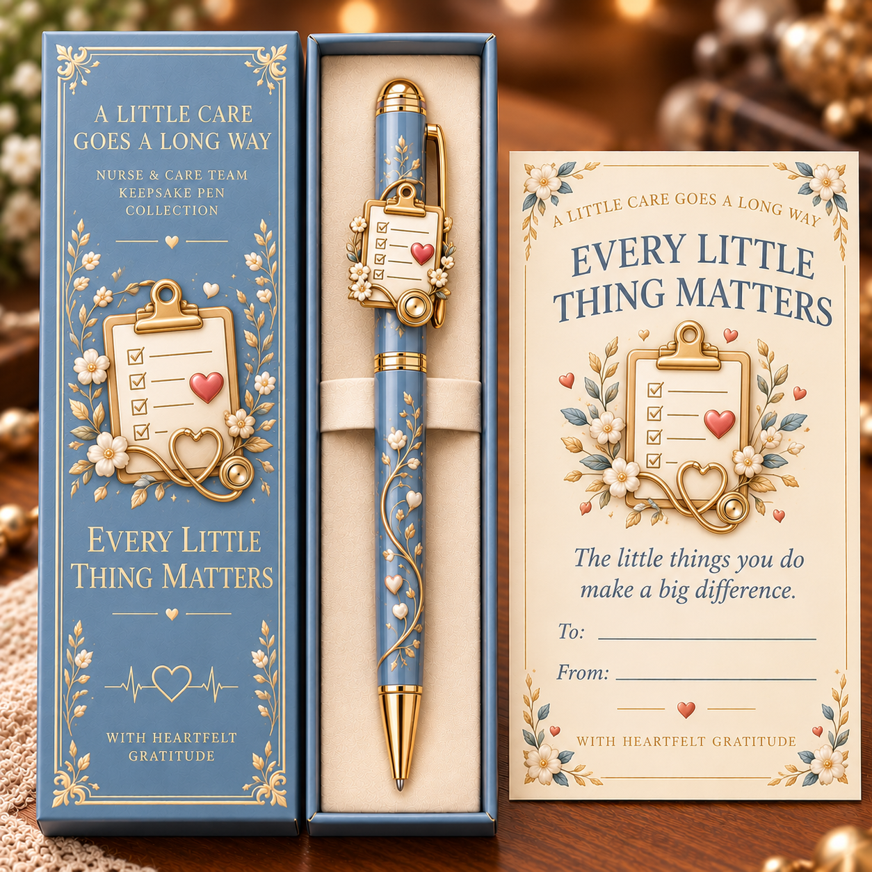 A Little Care Goes a Long Way – Nurse & Care Team Keepsake Pen Collection