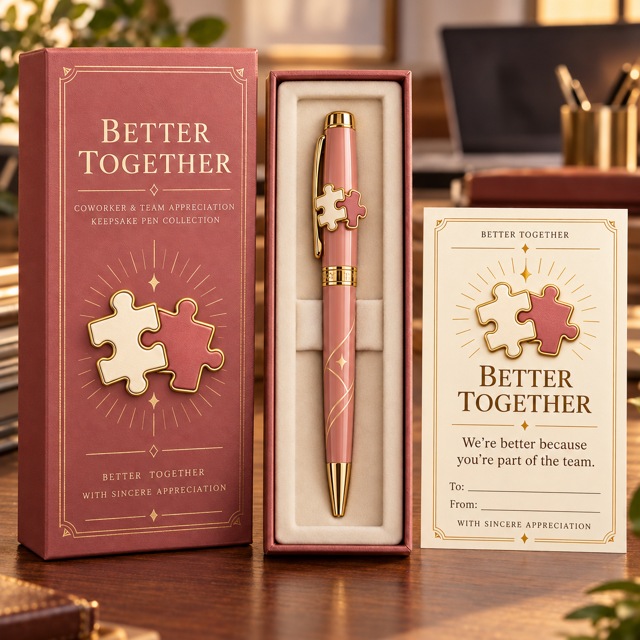 Better Together – Coworker & Team Appreciation Keepsake Pen Collection