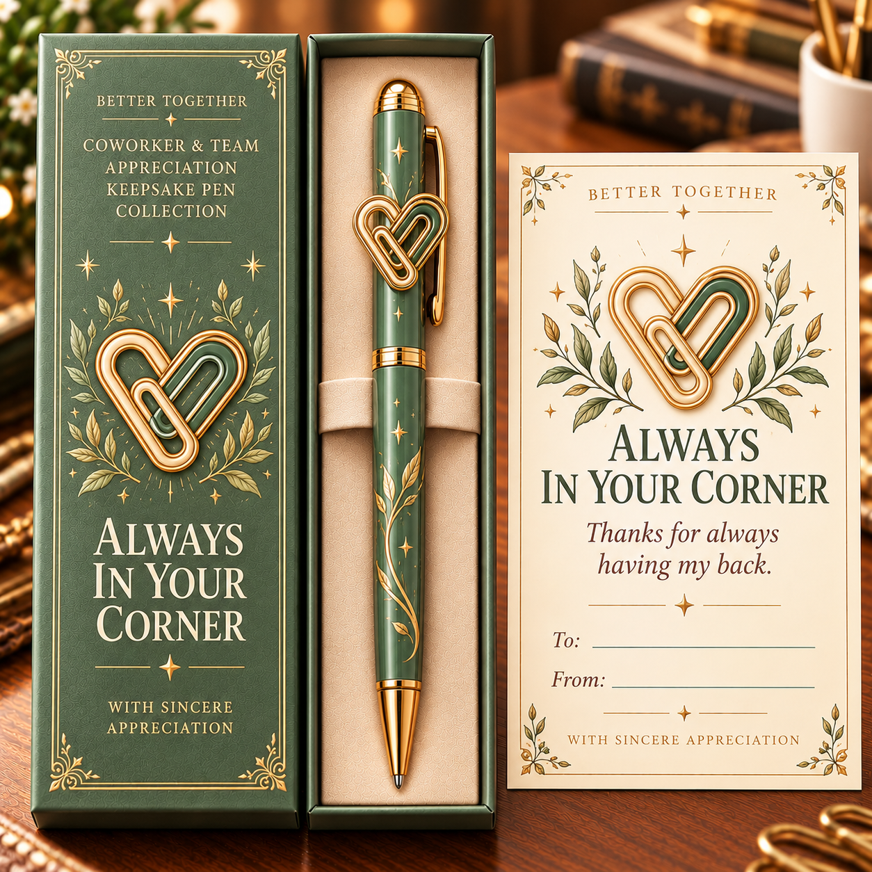 Better Together – Coworker & Team Appreciation Keepsake Pen Collection