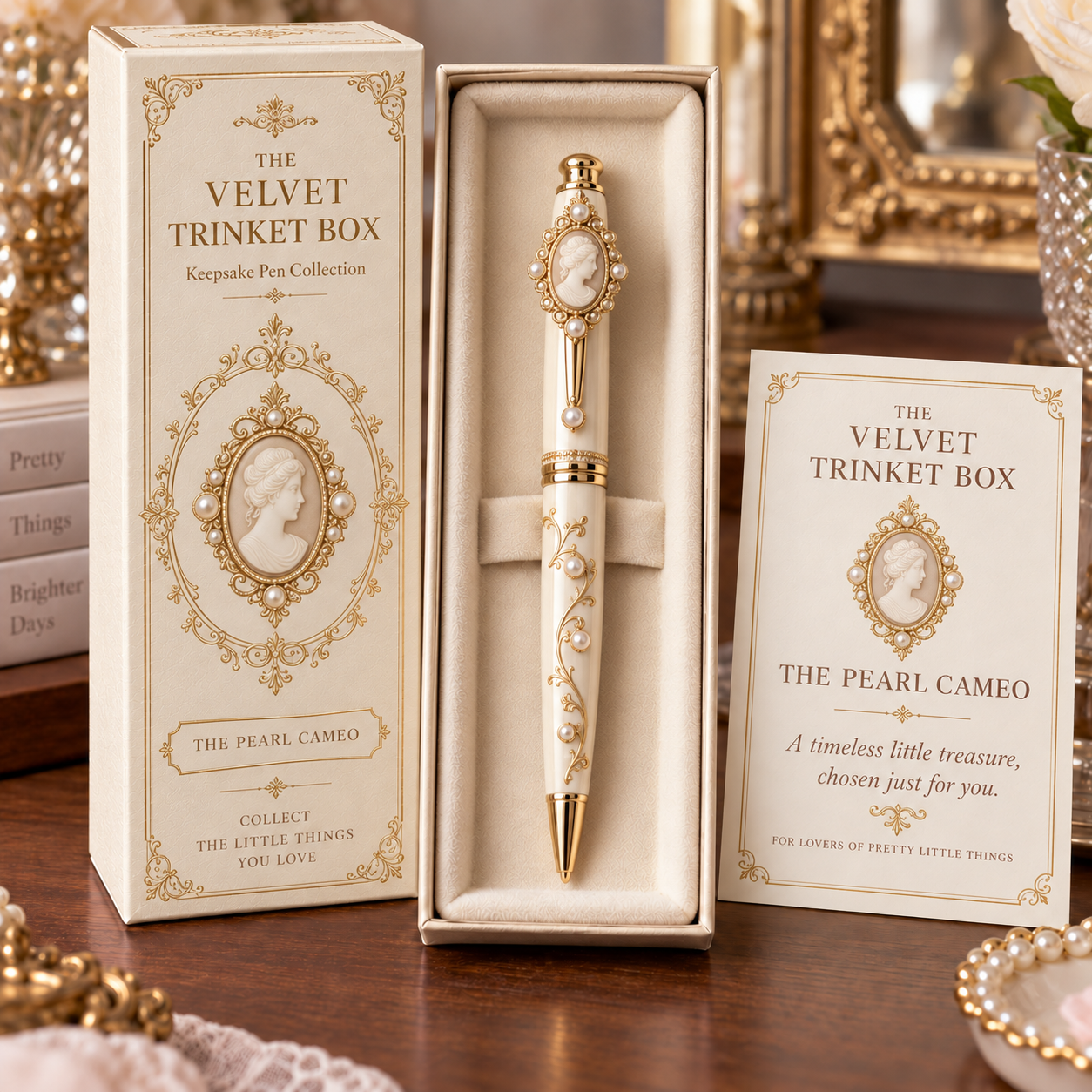The Velvet Trinket Box – Keepsake Pen Collection