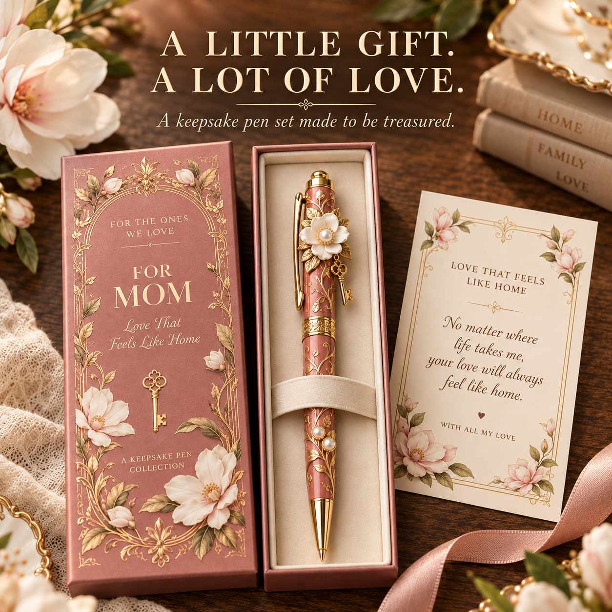 For Mom keepsake pen gift set