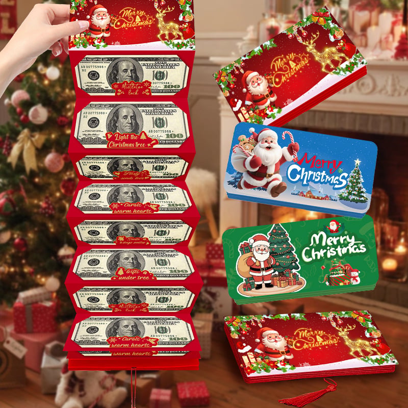 CHRISTMAS PRE SALE - Christmas Cash Gift Envelope - BUY 4 FREE SHIPPING