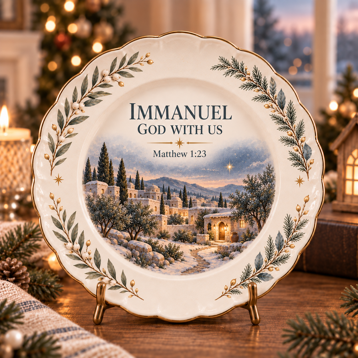 ✝️Christmas Scripture Keepsake Plate Collection