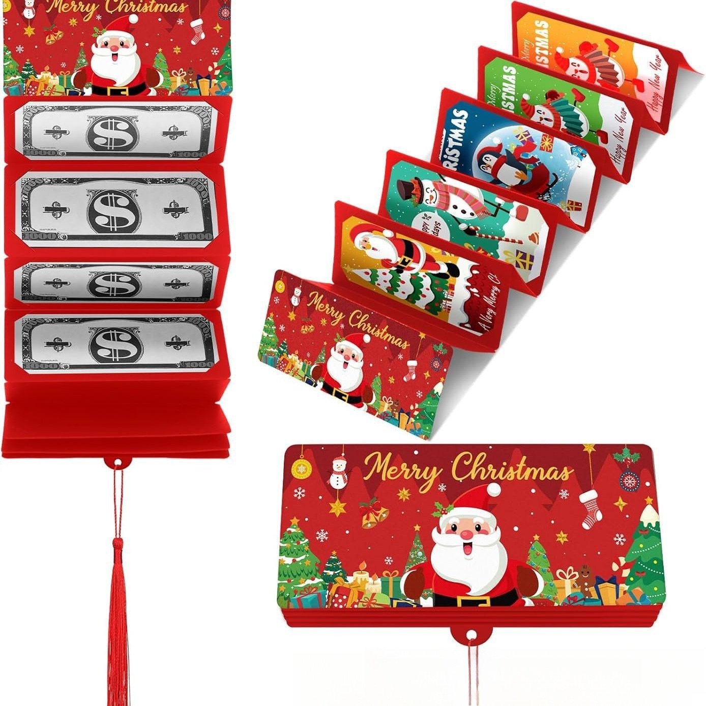 CHRISTMAS PRE SALE - Christmas Cash Gift Envelope - BUY 4 FREE SHIPPING