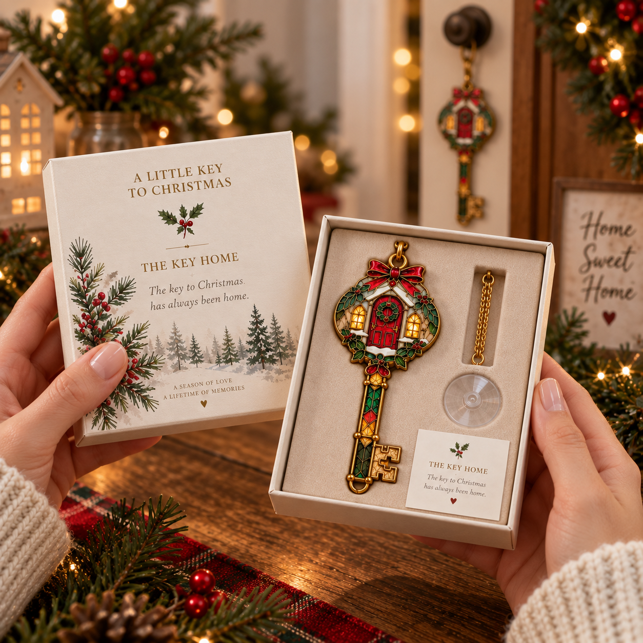 🎄 Christmas Memories & Remembrance Keepsake Key