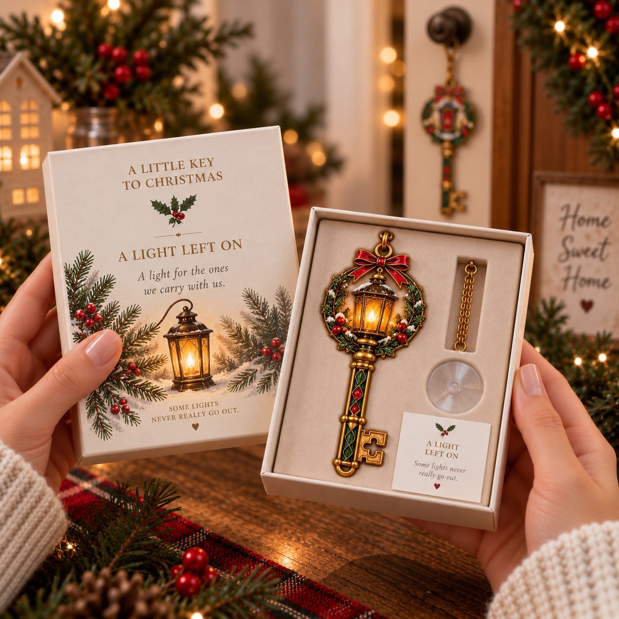 🎄 Christmas Memories & Remembrance Keepsake Key