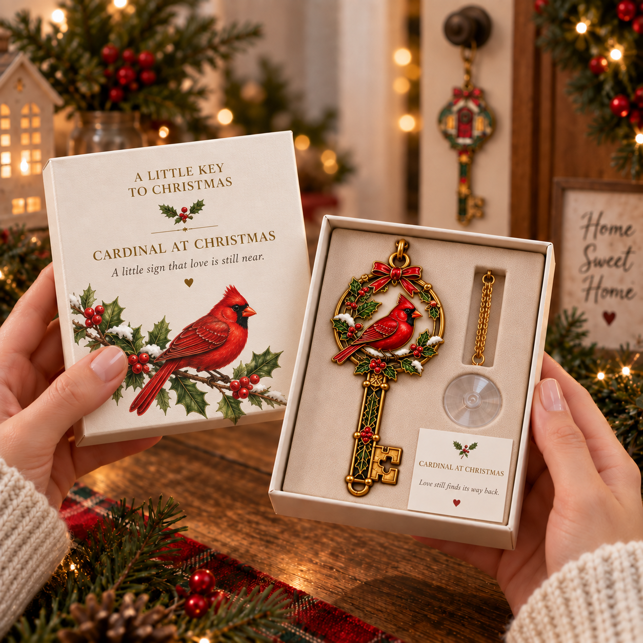 🎄 Christmas Memories & Remembrance Keepsake Key