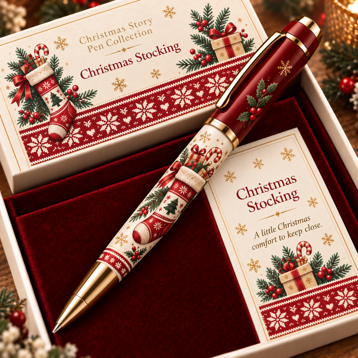 🎄 Christmas Story Pen Collection – Keepsake Gift Set