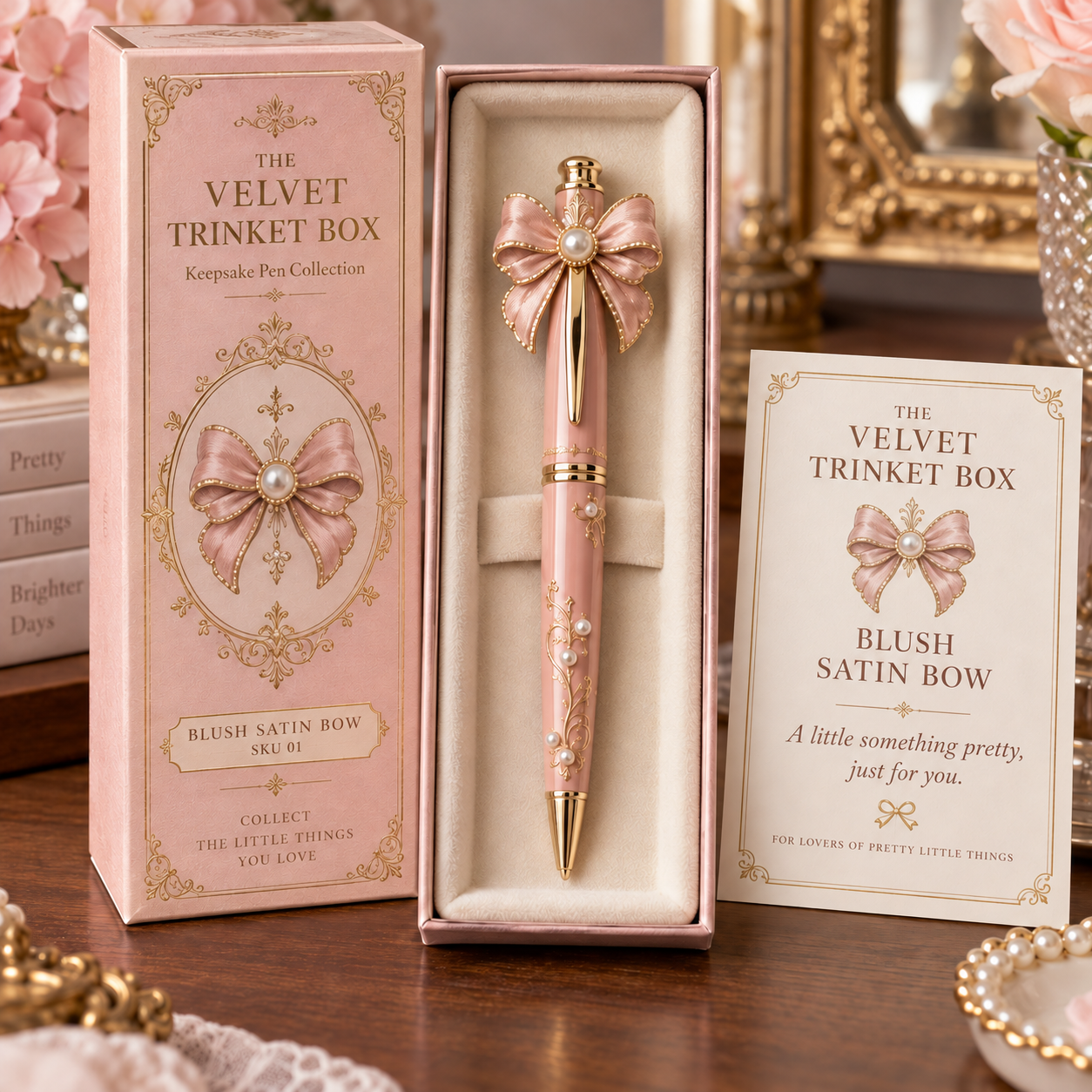 The Velvet Trinket Box – Keepsake Pen Collection