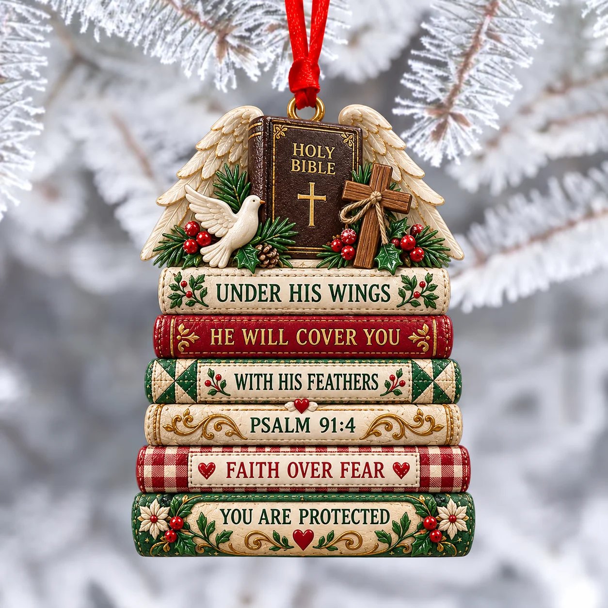 ✝️ His Word at Christmas – Scripture Keepsake Ornament Collection