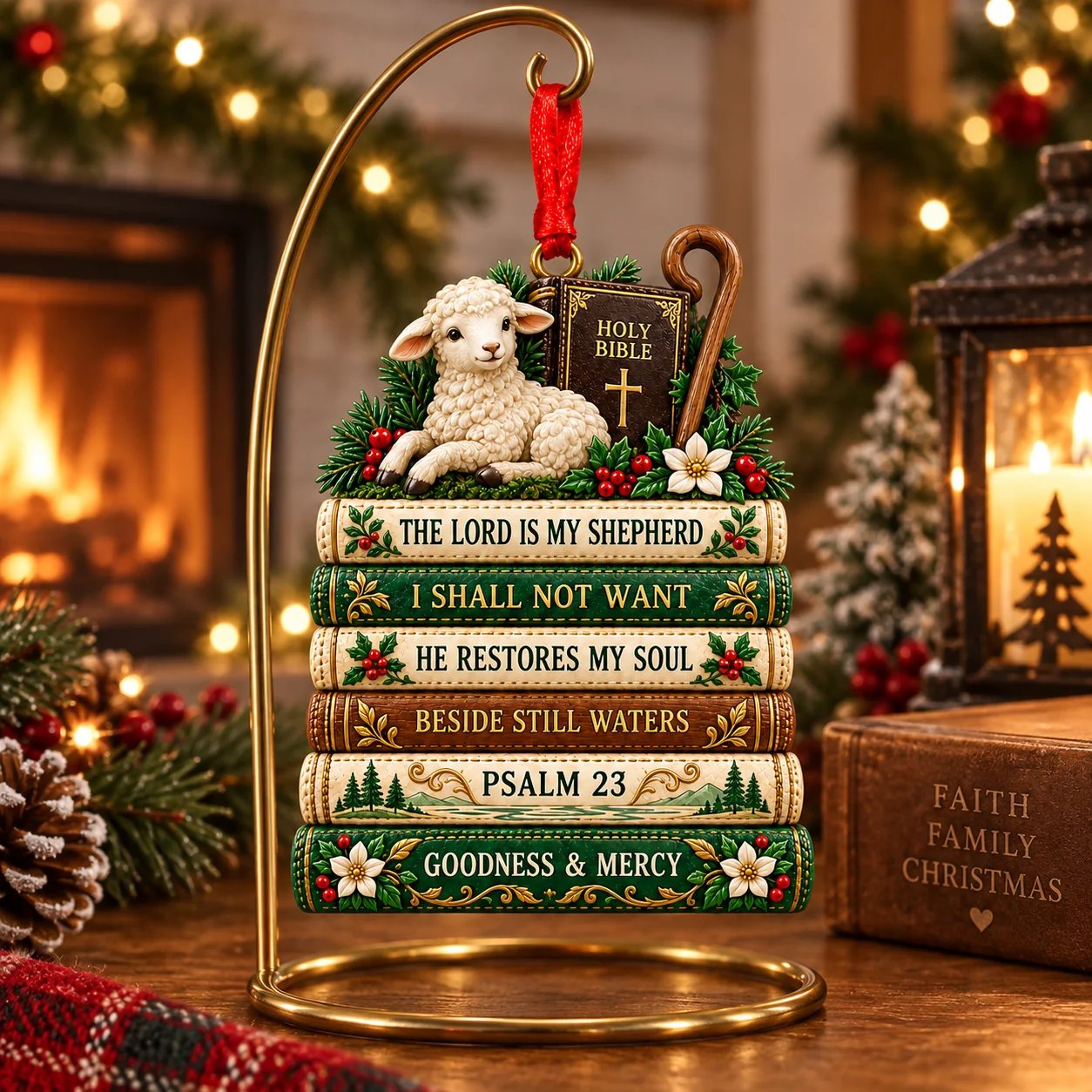 ✝️ His Word at Christmas – Scripture Keepsake Ornament Collection