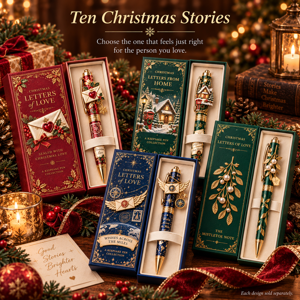 Christmas Letters of Love collection designs
