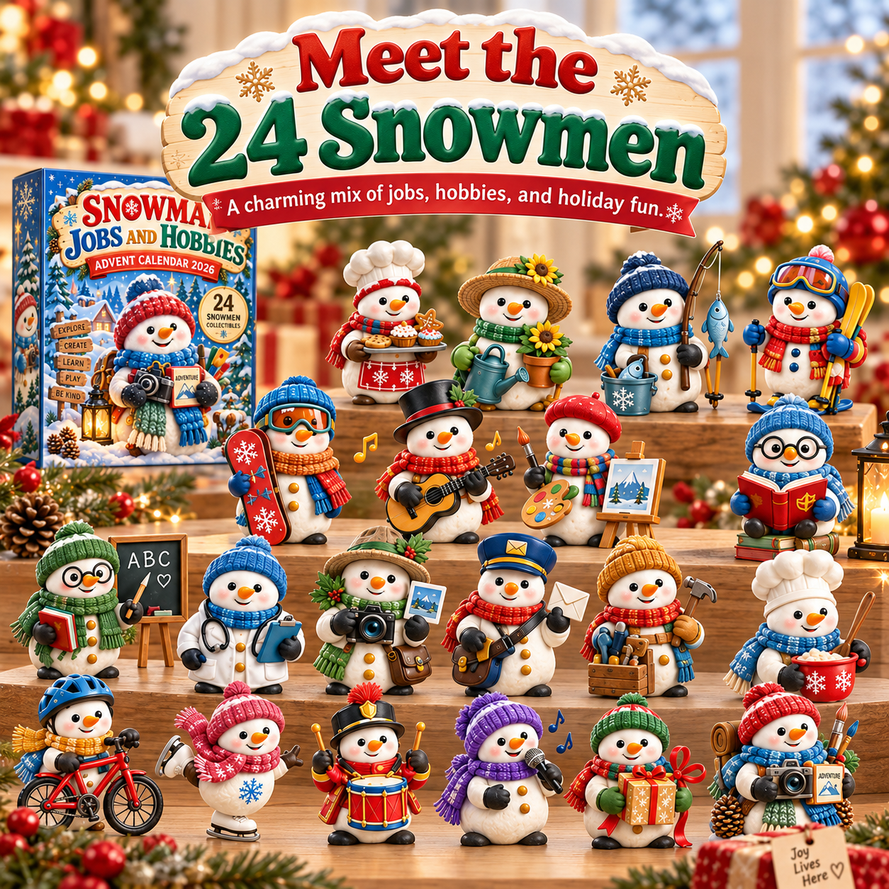 Meet the 24 Snowmen