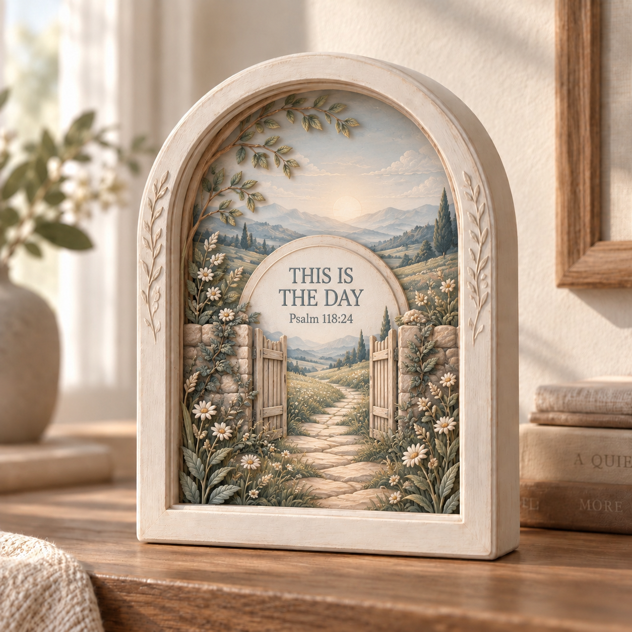 ✝️Psalms of Comfort & Strength – Layered Scripture Shadow Box