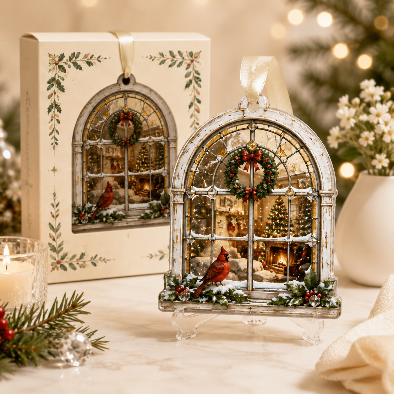 🎄 Christmas Story Window Ornament
