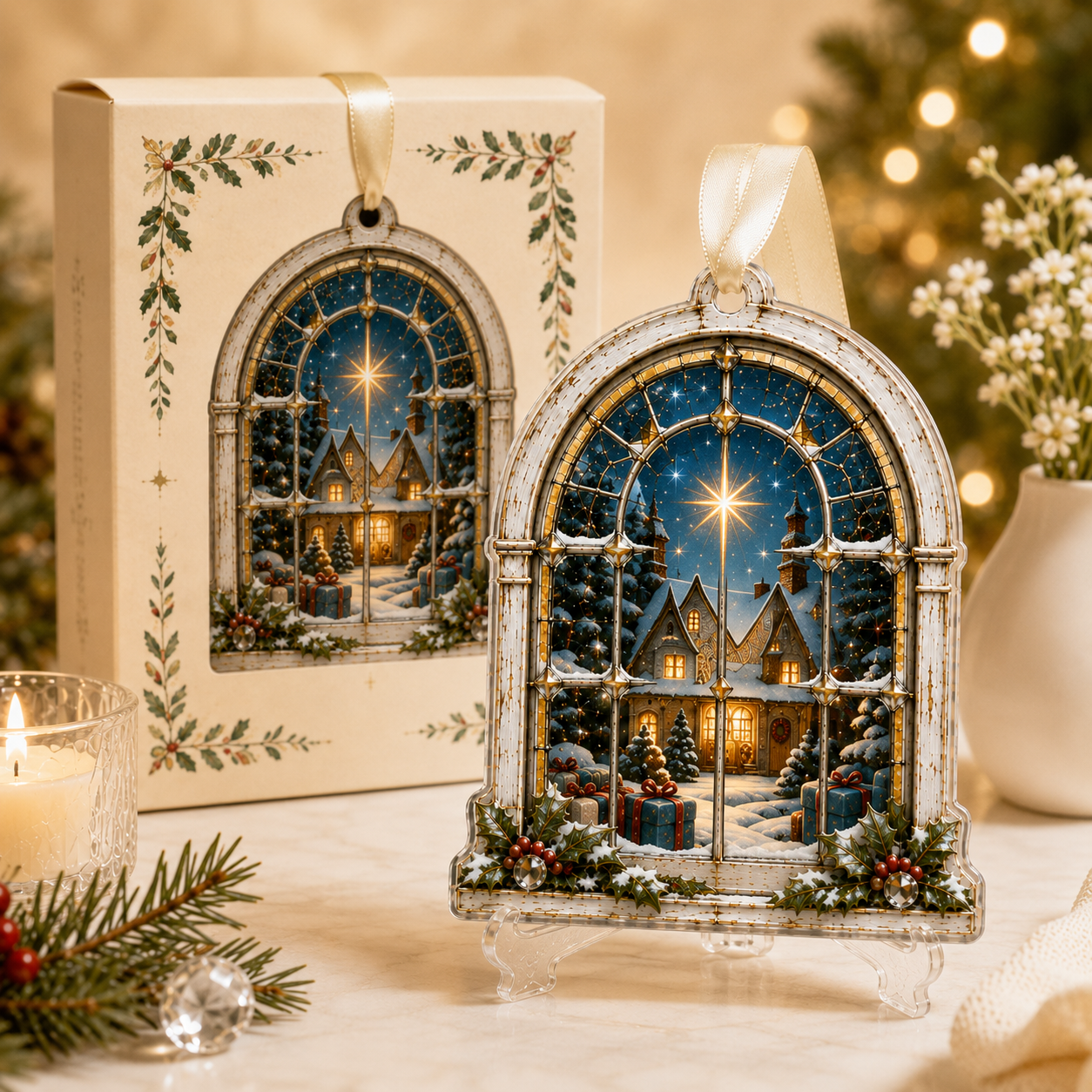 🎄 Christmas Story Window Ornament