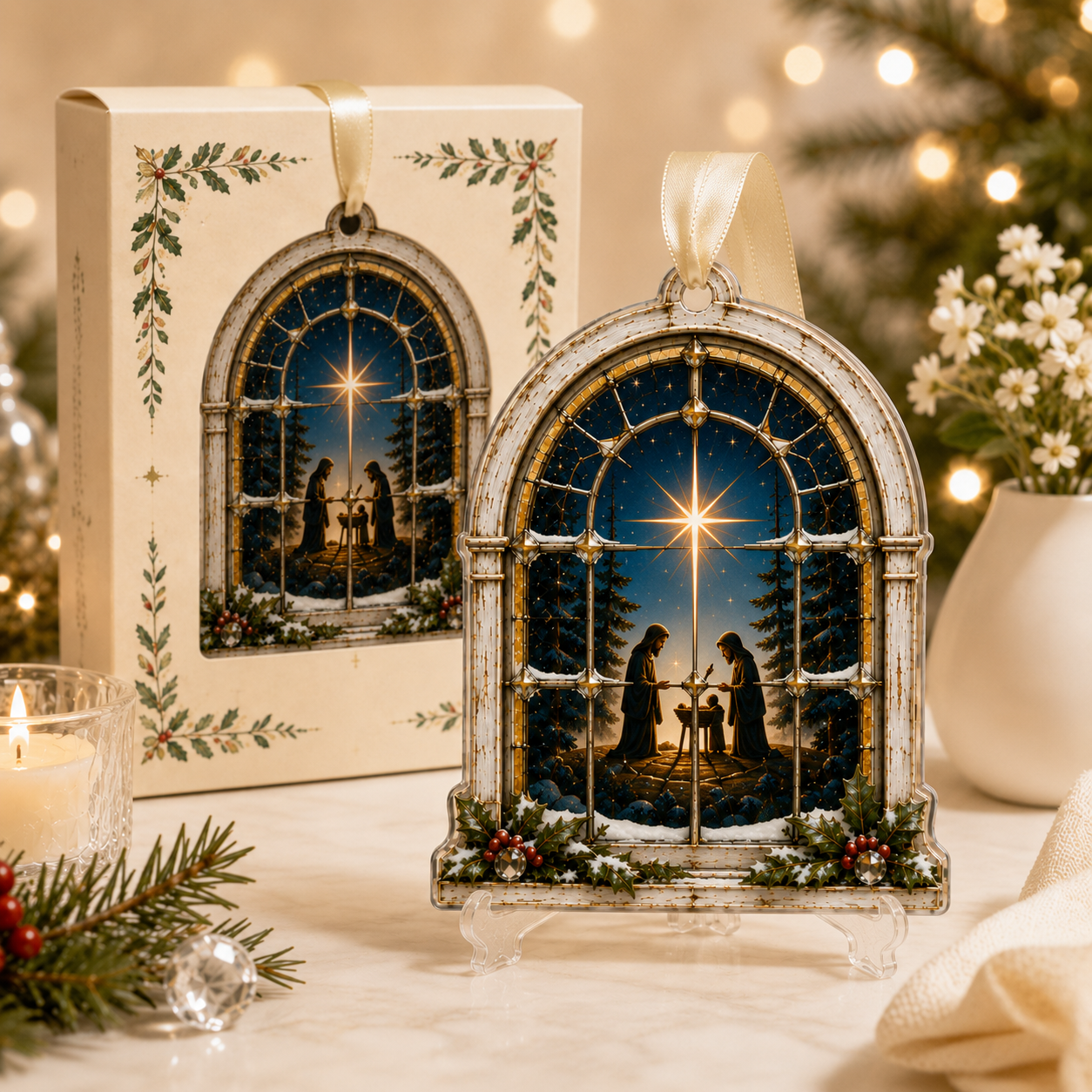 🎄 Christmas Story Window Ornament