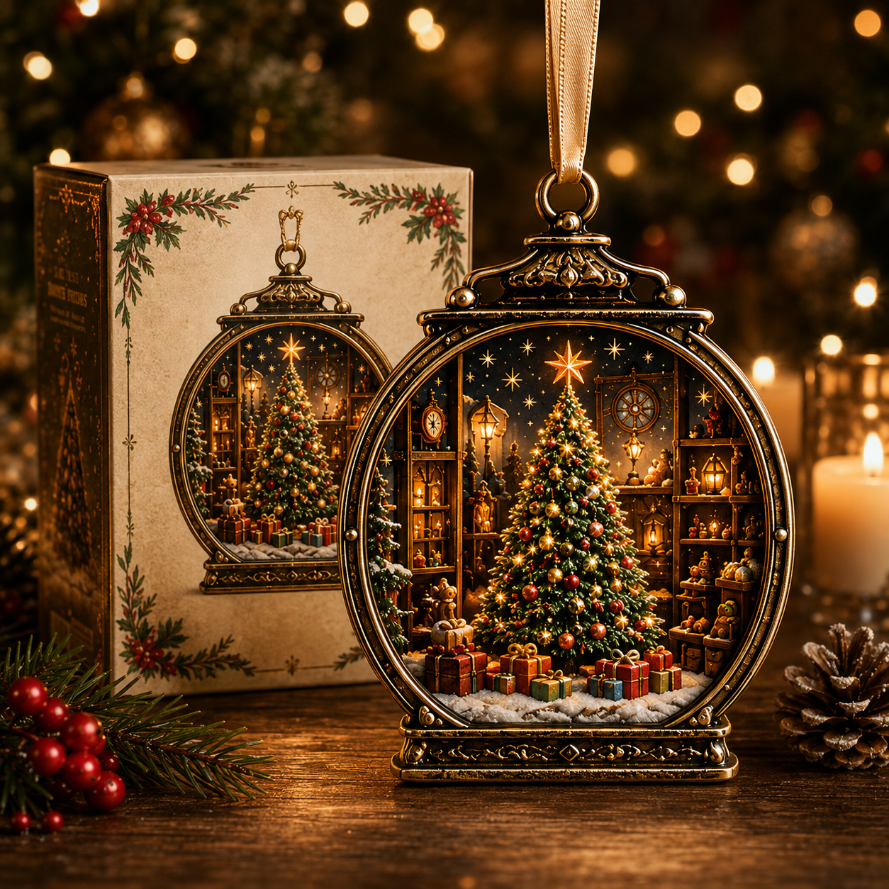 🎄 Christmas Story Lantern Ornament