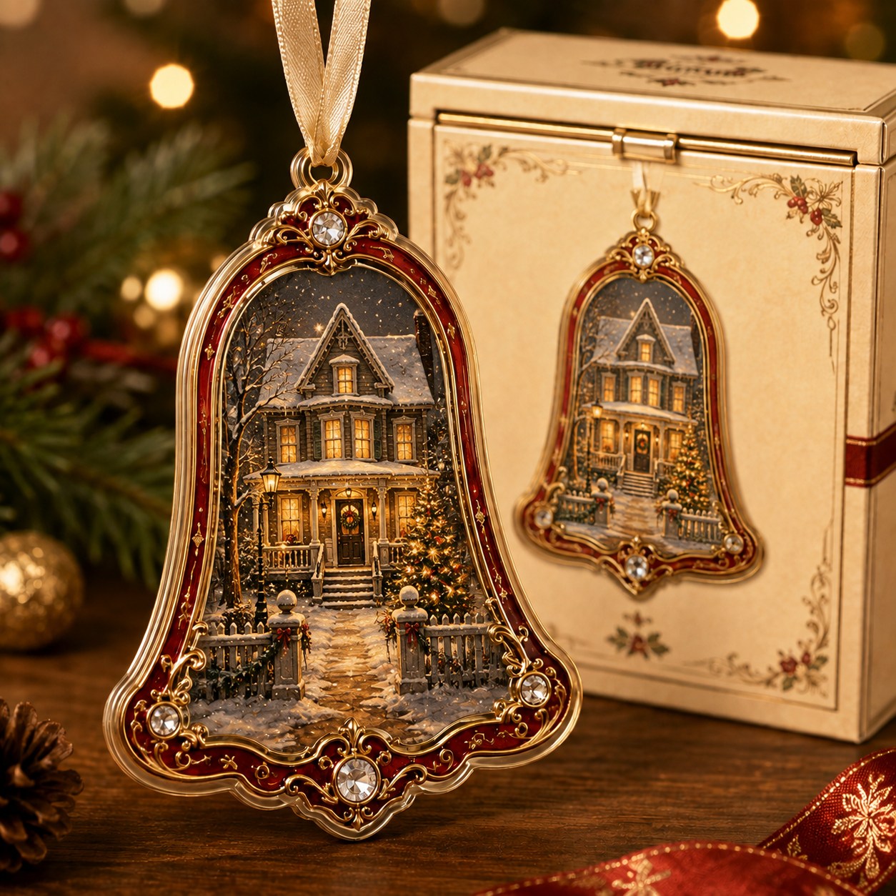 🔔 Christmas Story Bell Ornament