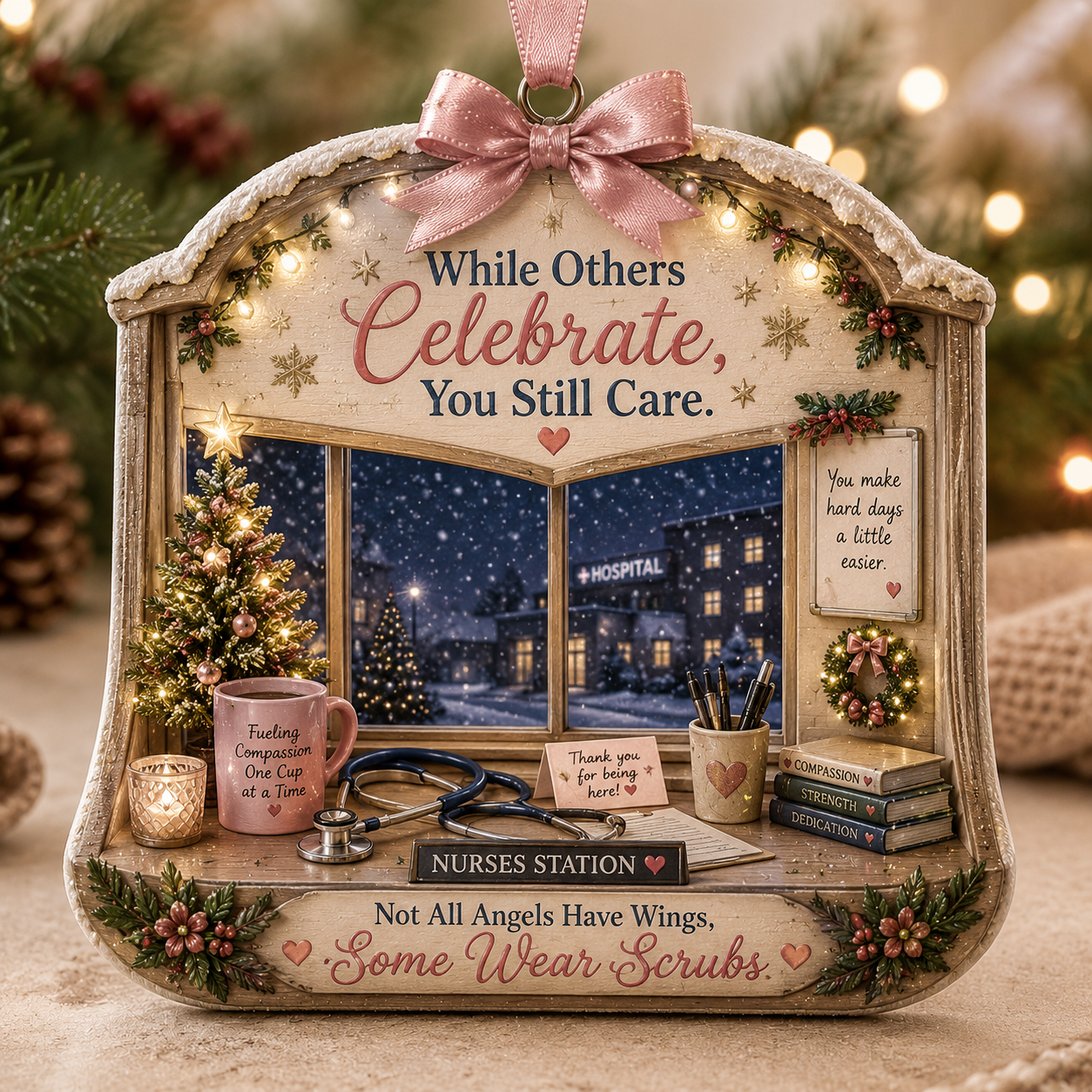 Nurse Christmas Tribute Keepsake