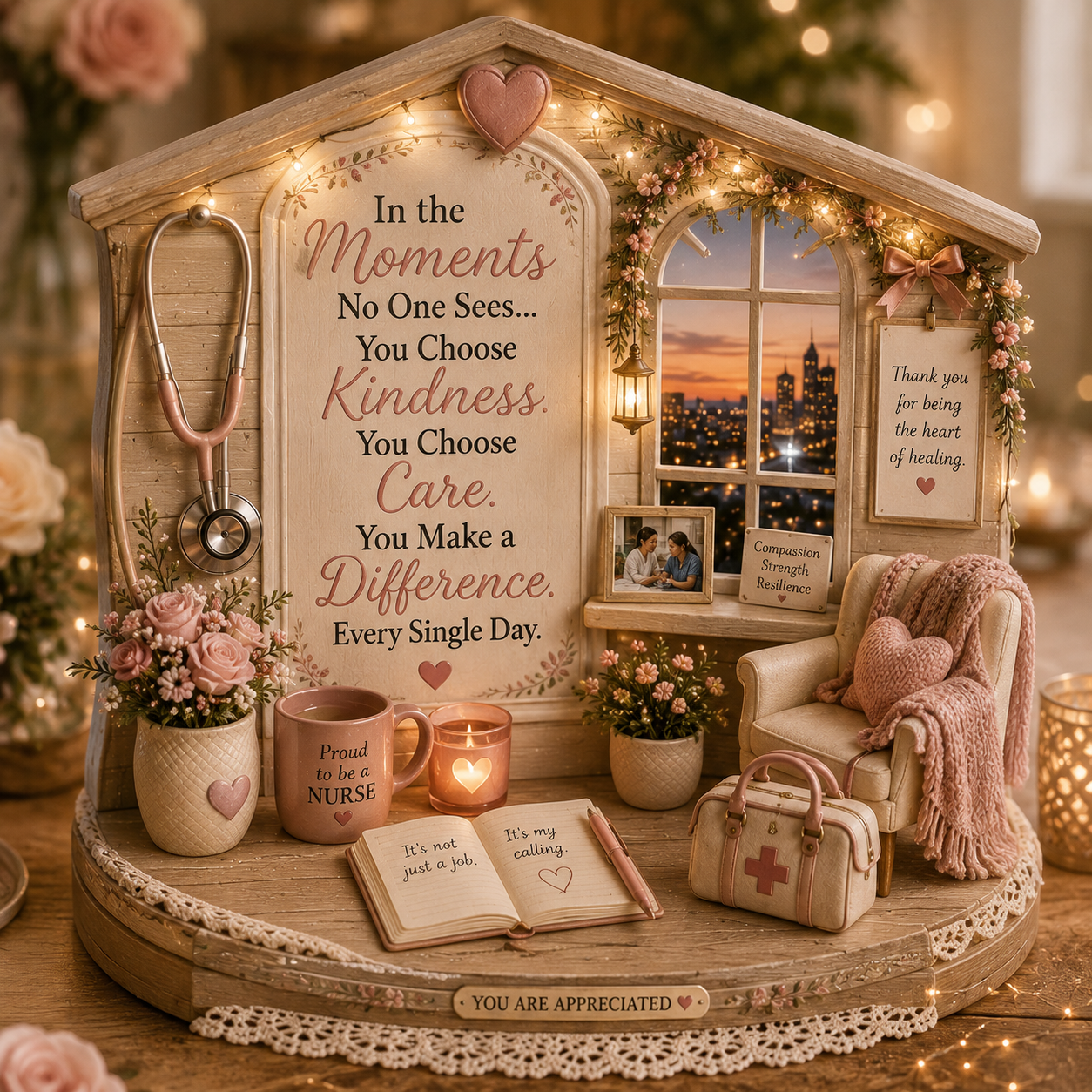 Nurse Christmas Tribute Keepsake