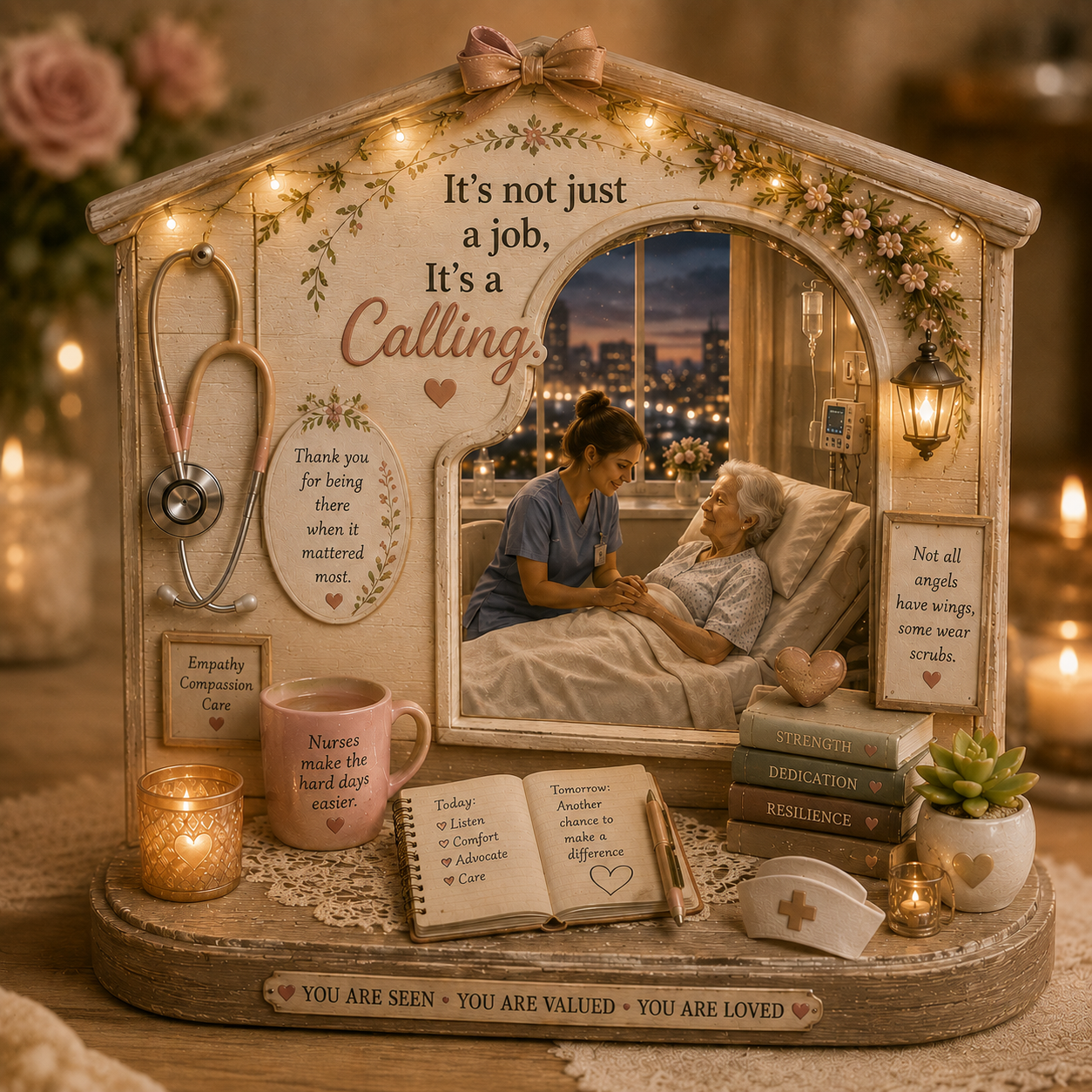 Nurse Christmas Tribute Keepsake