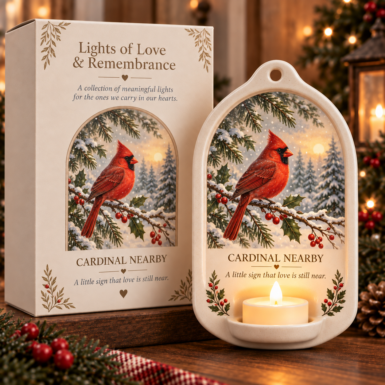 🕯️ Lights of Love & Remembrance Ceramic Wall Light