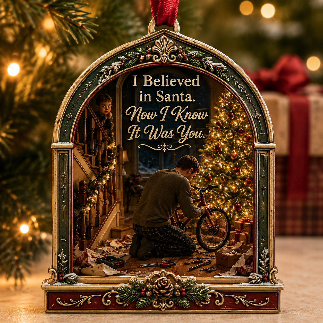 Dad Christmas Tribute Keepsake