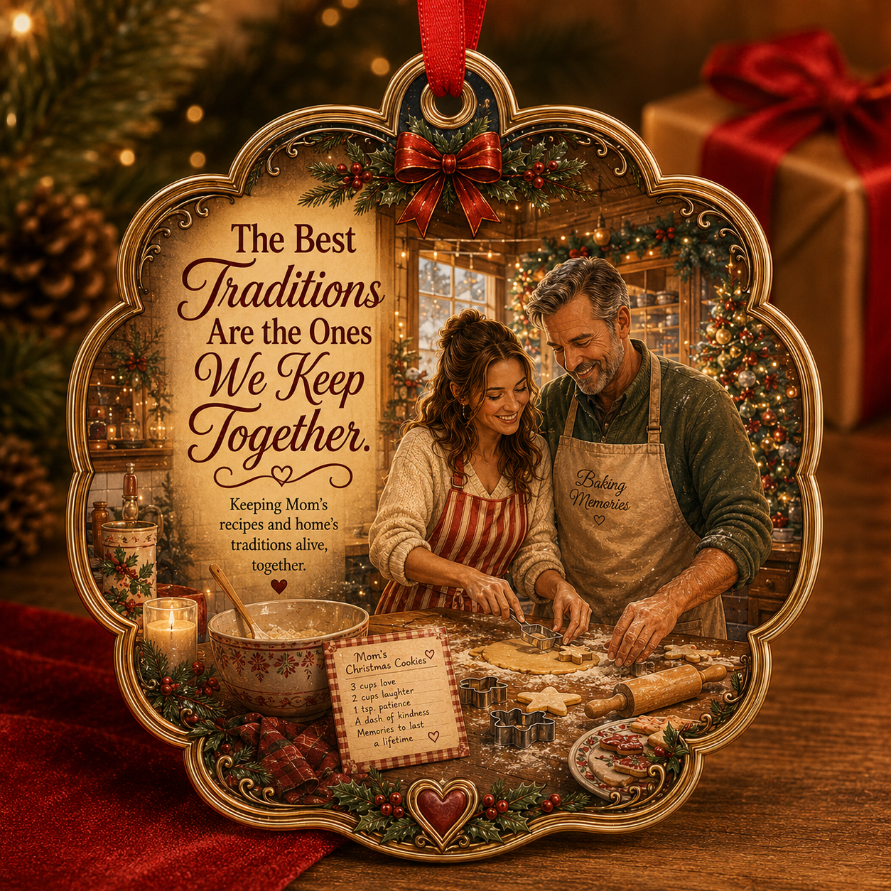 Dad & Daughter Christmas Tribute Keepsake