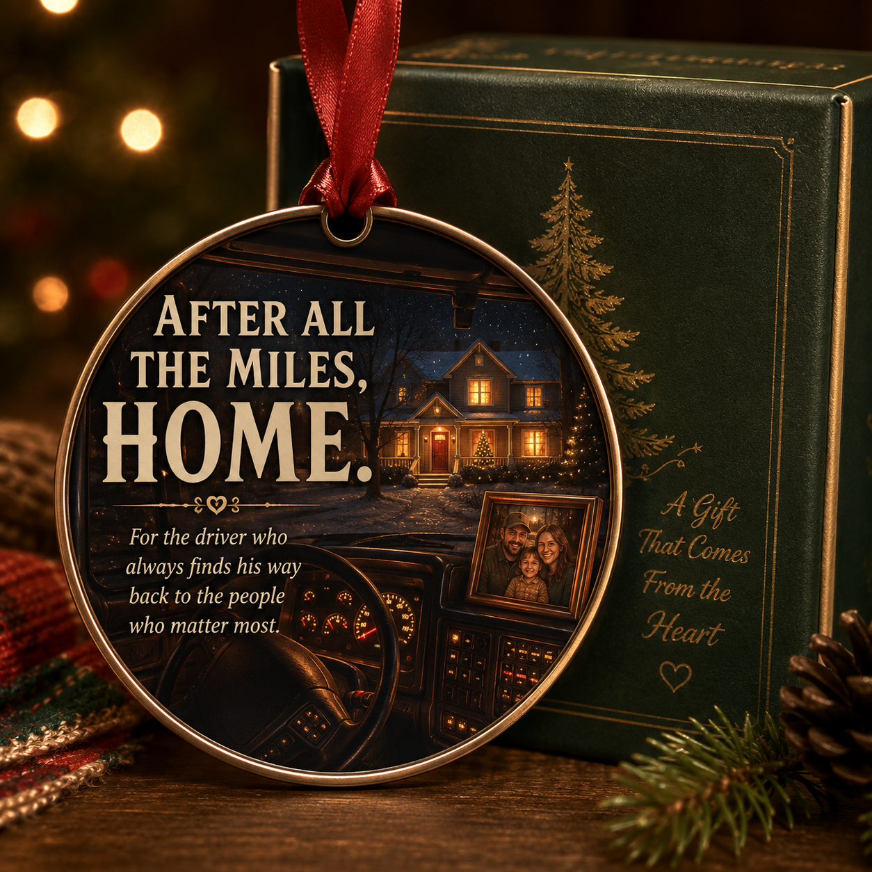Trucker Christmas Tribute Keepsake