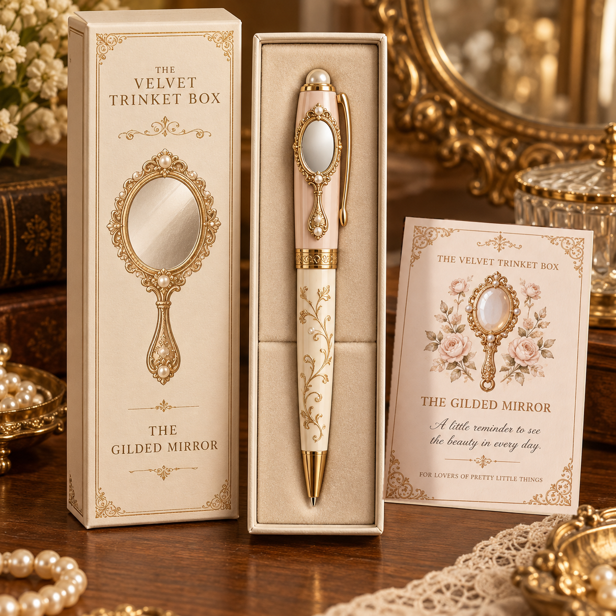 The Velvet Trinket Box – Keepsake Pen Collection