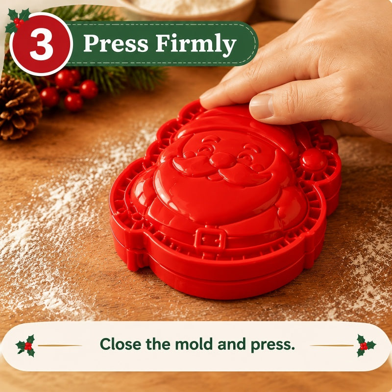 Press the mold gently