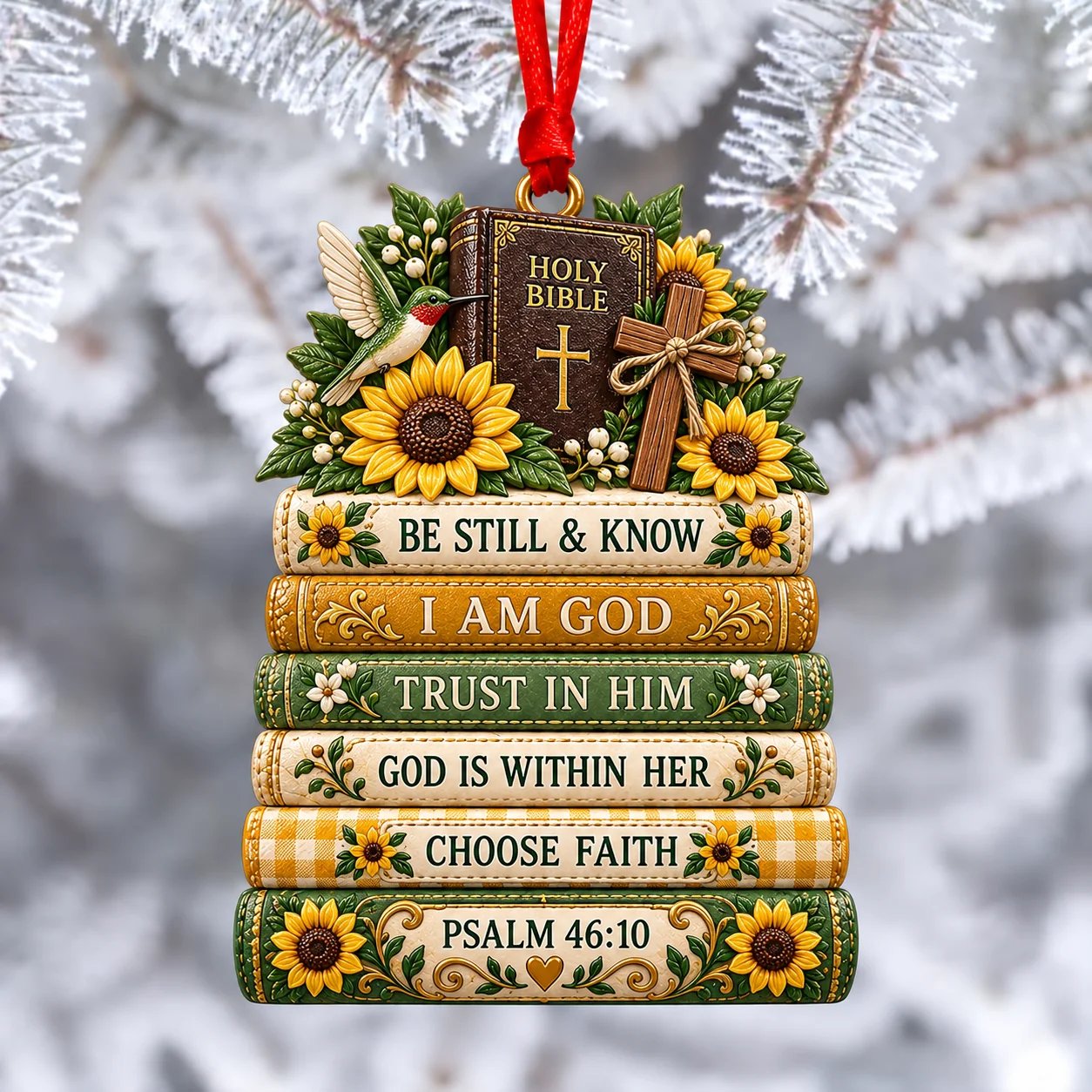 ✝️ His Word at Christmas – Scripture Keepsake Ornament Collection