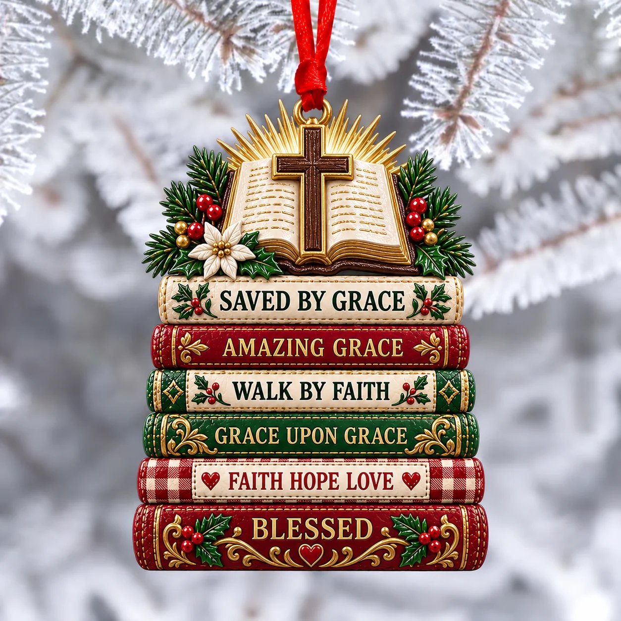 ✝️ His Word at Christmas – Scripture Keepsake Ornament Collection