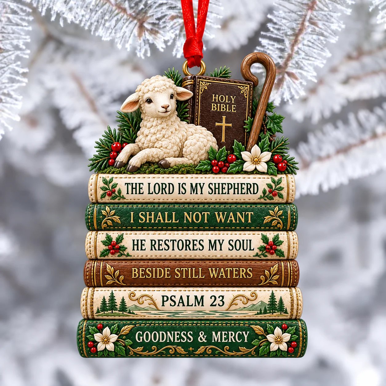 ✝️ His Word at Christmas – Scripture Keepsake Ornament Collection