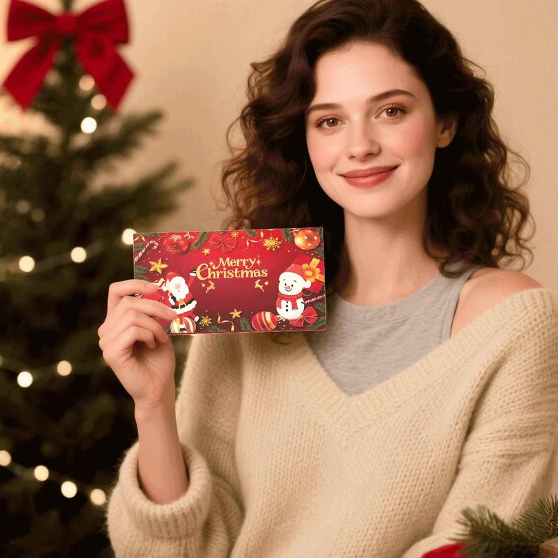 CHRISTMAS PRE SALE - Christmas Cash Gift Envelope - BUY 4 FREE SHIPPING