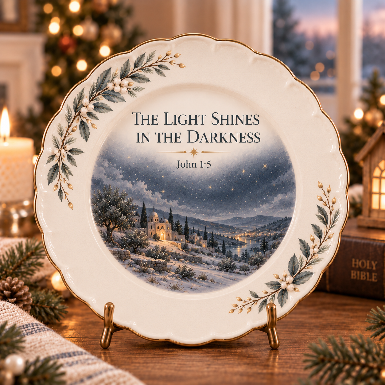 ✝️Christmas Scripture Keepsake Plate Collection