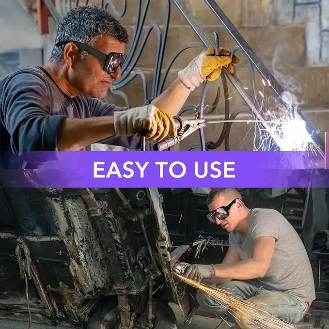 🎁⏳Limited time discount- Solar Auto-Darkening Welding Goggles – Eye Protection with Smart Light Control