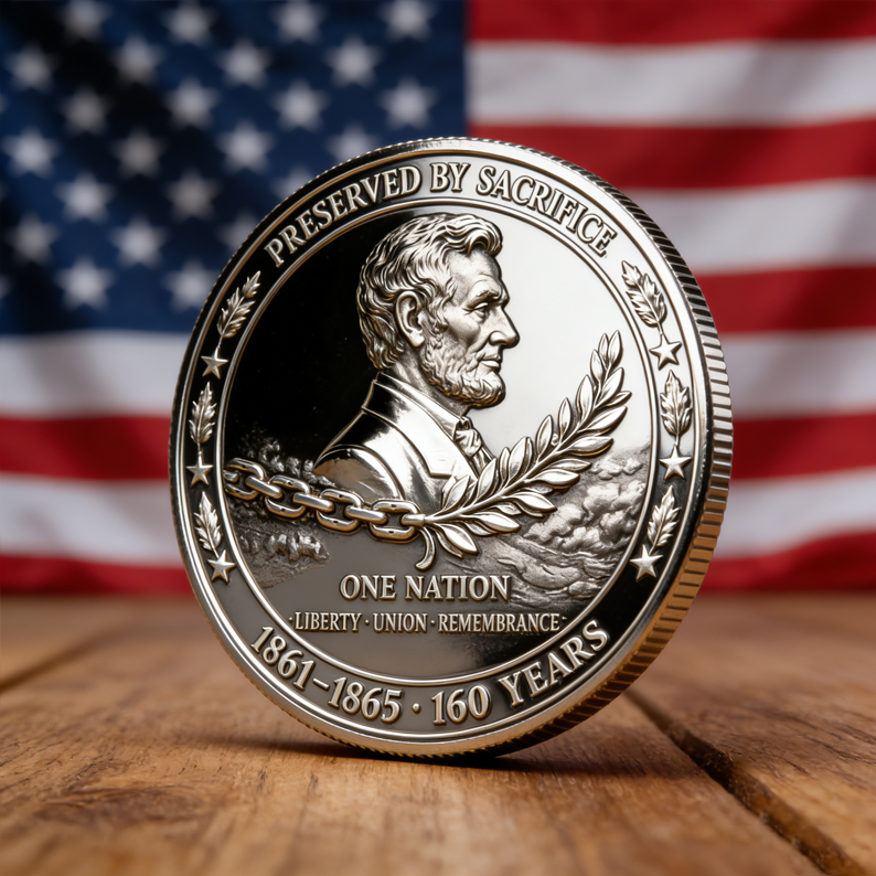 American Civil War 160th Anniversary Commemorative Coin