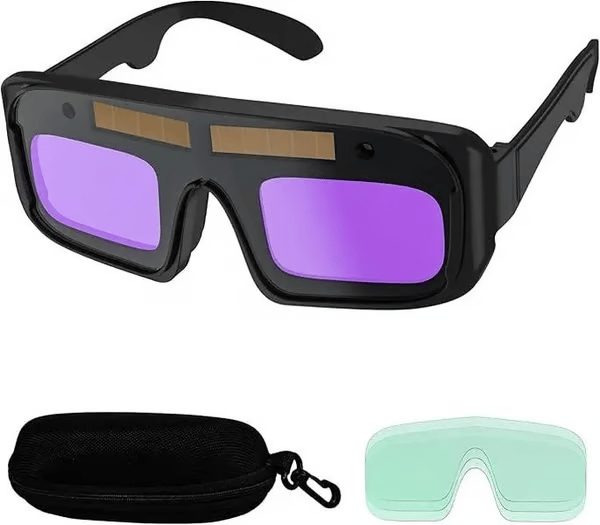🎁⏳Limited time discount- Solar Auto-Darkening Welding Goggles – Eye Protection with Smart Light Control