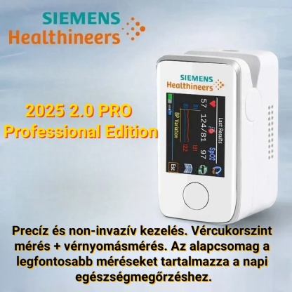 🌈Technológiai innováció az orvosi kutatásban 2025-ben: Siemens fájdalommentes és non-invazív hordozható vércukormérő, a vércukor egészségi állapot monitorozása még soha nem volt ilyen egyszerű!