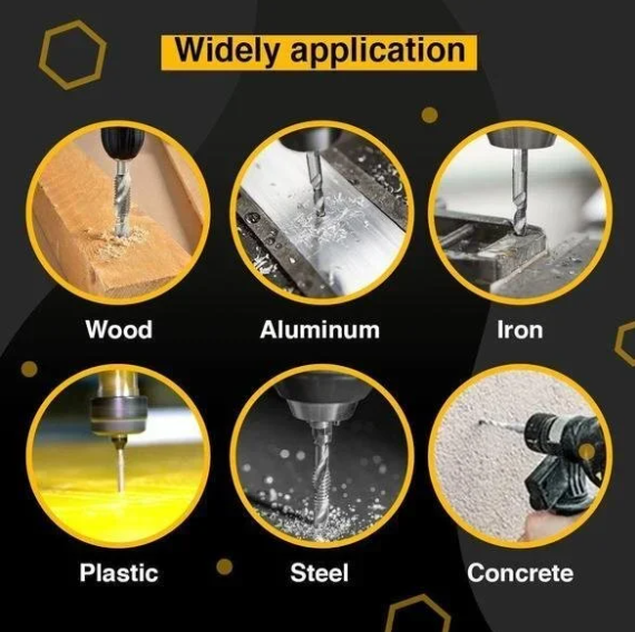 🎁 ¡Descuento del 50% en todos los productos!  🛠️Juego de 6 brocas para roscar✨